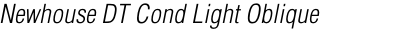 Newhouse DT Cond Light Oblique